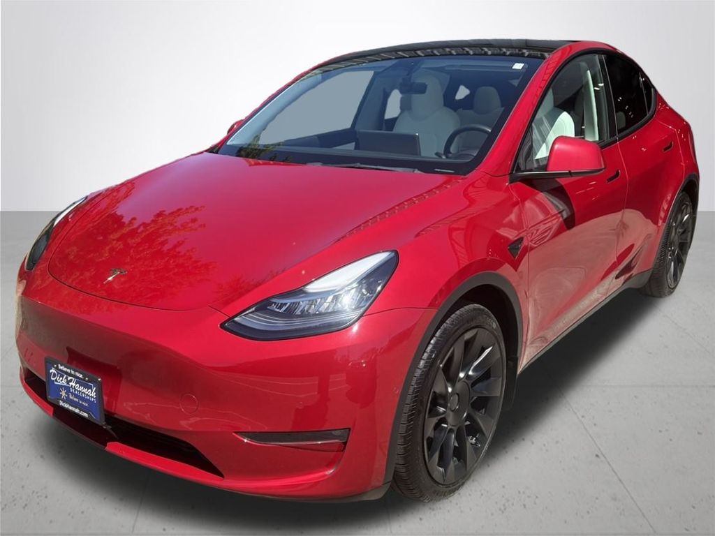 Used 2021 Tesla Model Y Long Range with VIN 5YJYGDEE4MF195974 for sale in Gladstone, OR