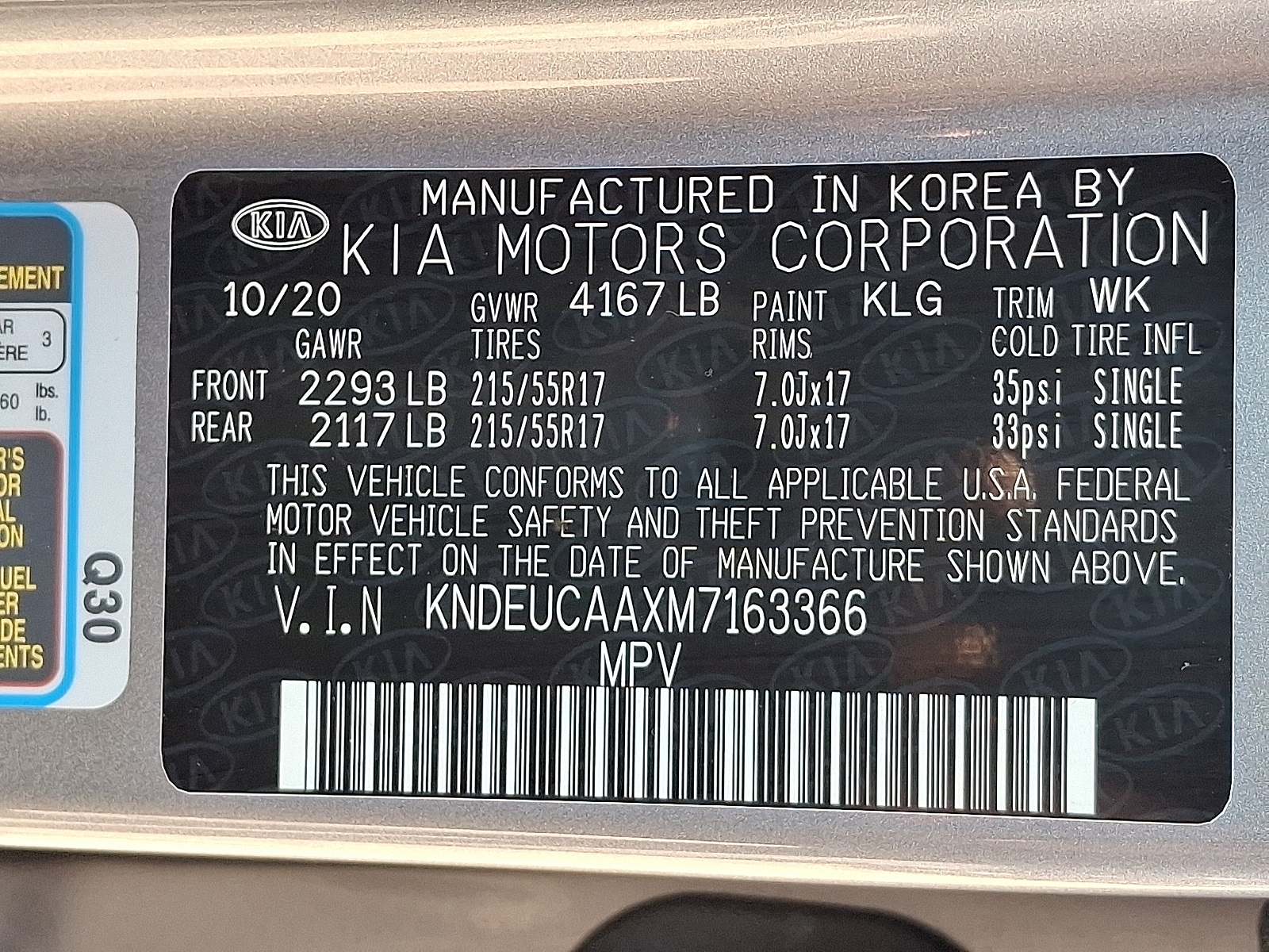 2021 Kia Seltos S photo 27