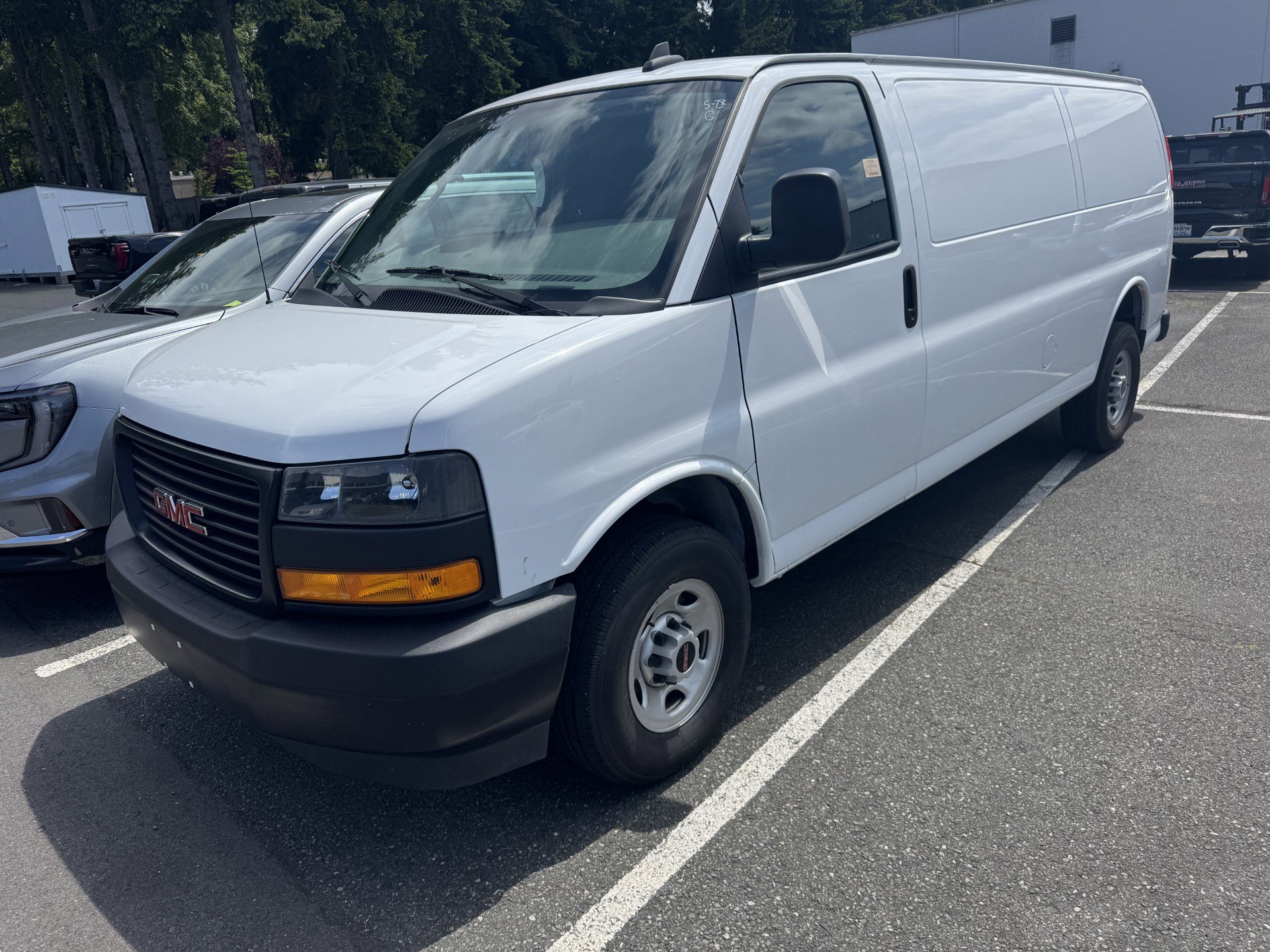 Used 2022 Summit White GMC Work Van image 1
