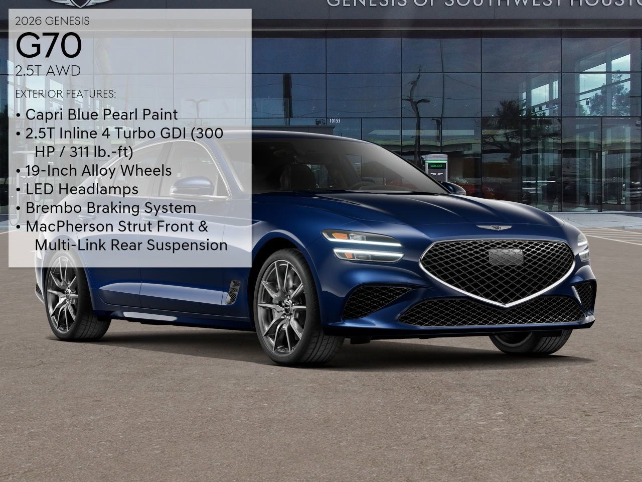 2026 Genesis G70 2.5T AWD photo 3