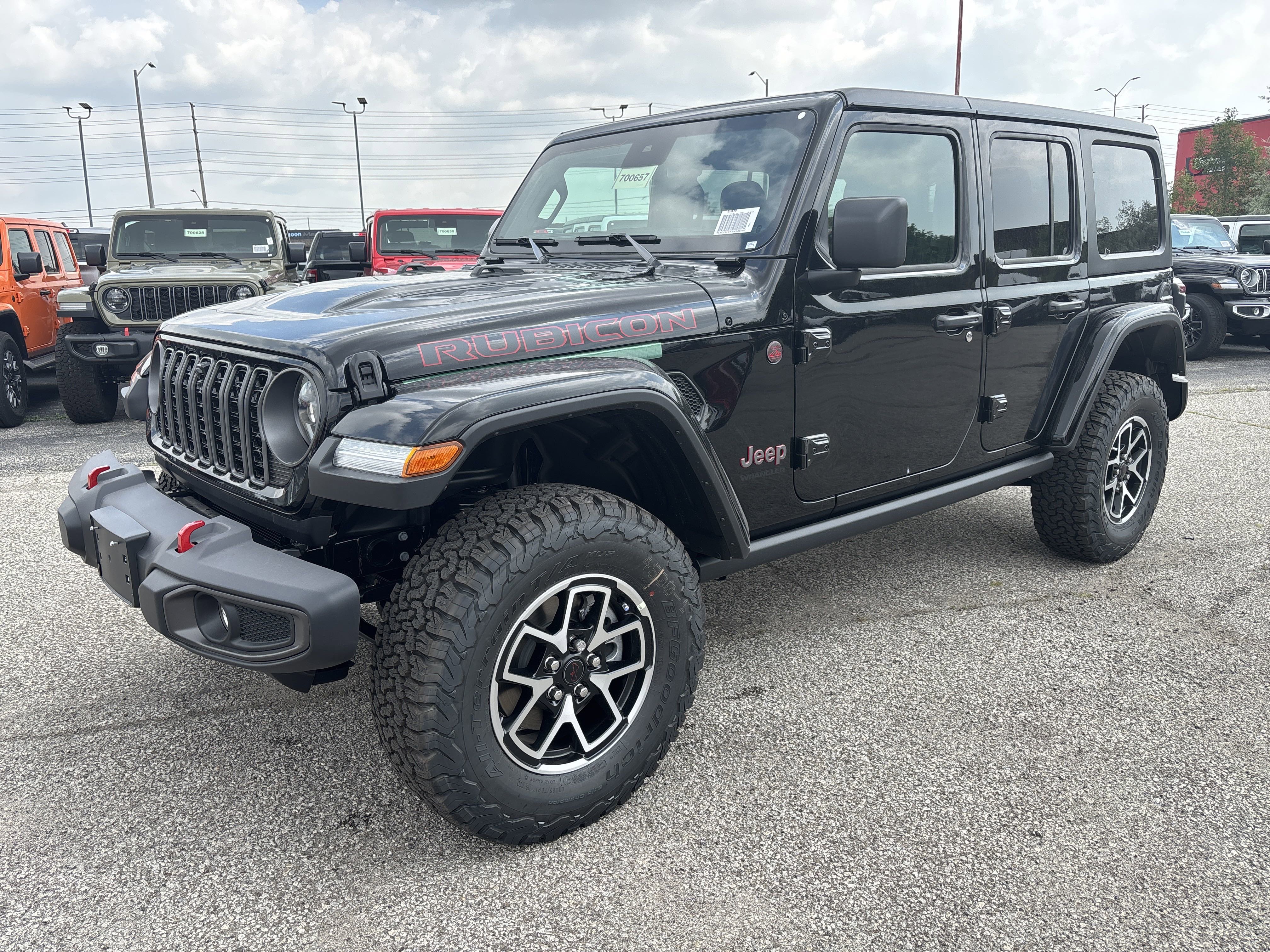 New 2025 Black Jeep Rubicon image 1