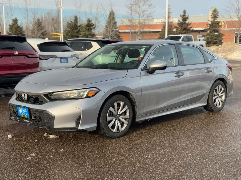 Used 2025 Honda Civic LX with VIN 2HGFE2F25SH546227 for sale in Coon Rapids, Minnesota