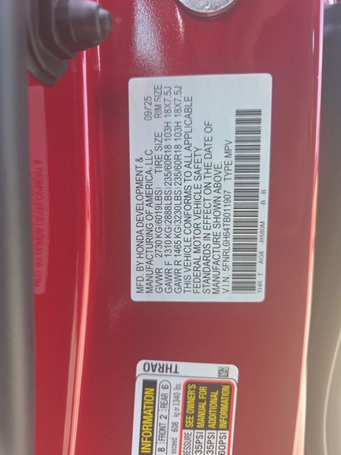 2026 Honda Odyssey EX-L photo 24