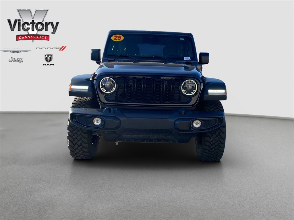 Used 2025 Jeep Wrangler 4xe Willys 4XE with VIN 1C4RJXN69SW584604 for sale in Kansas City