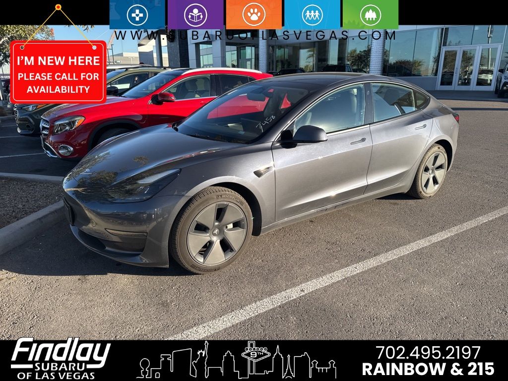 Used 2023 Tesla Model 3 Base with VIN 5YJ3E1EA3PF687458 for sale in Las Vegas, NV