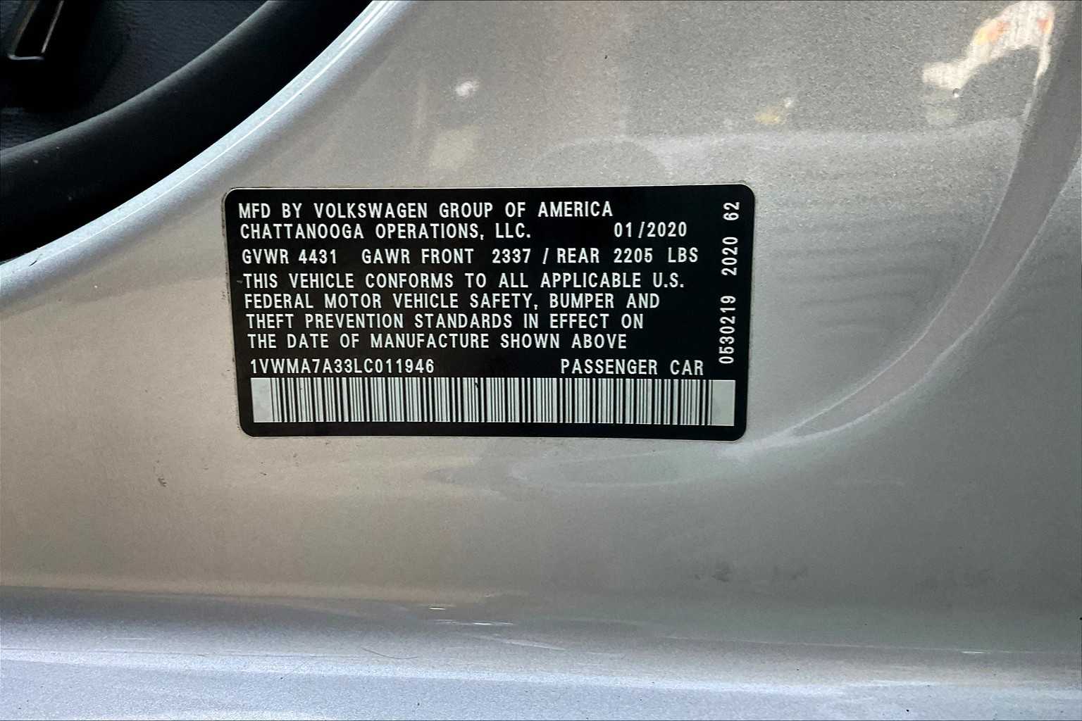 2020 Volkswagen Passat 2.0T R-Line photo 28