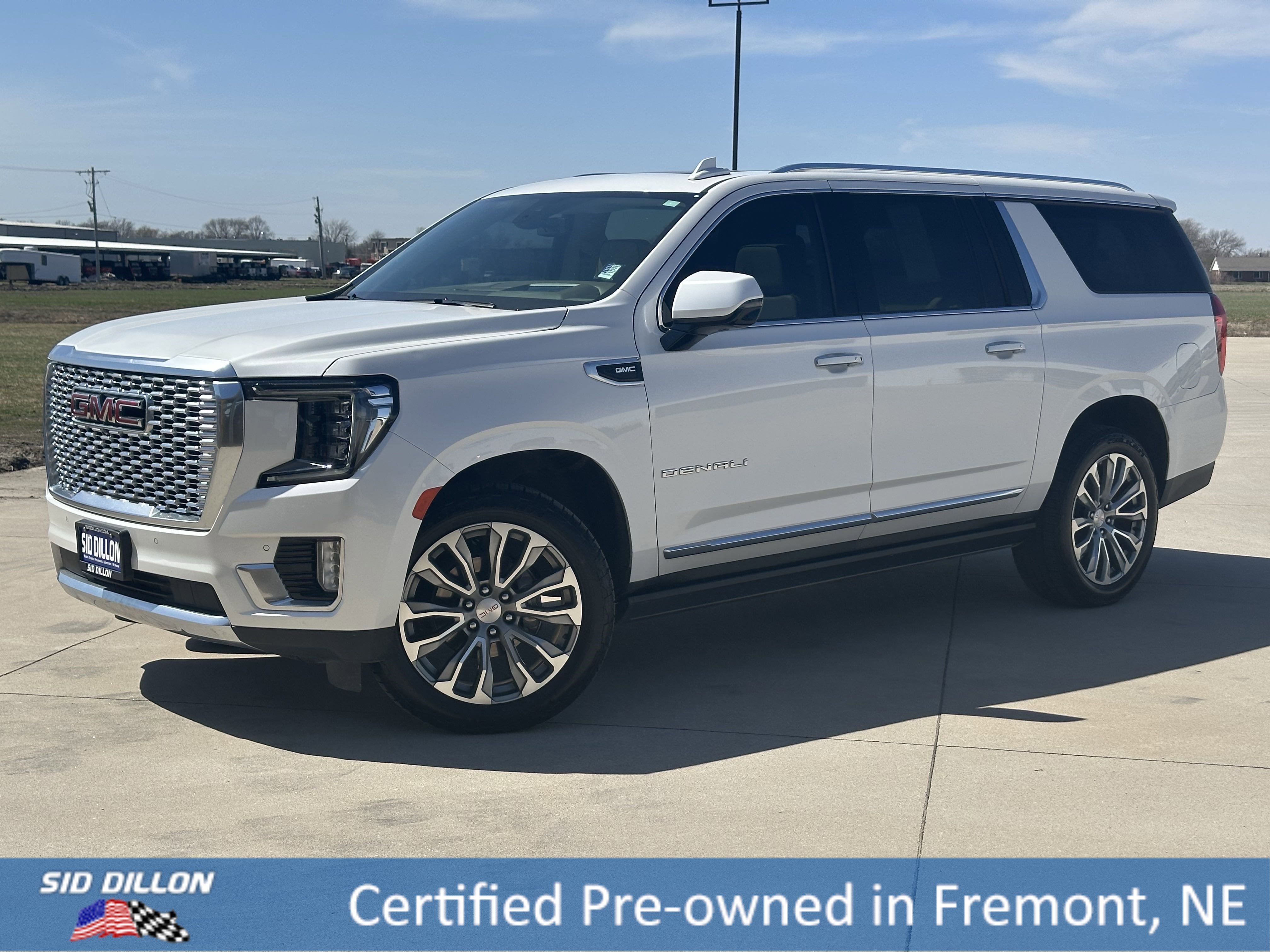 Certified Used 2022 White Frost Tricoat GMC Denali image 1