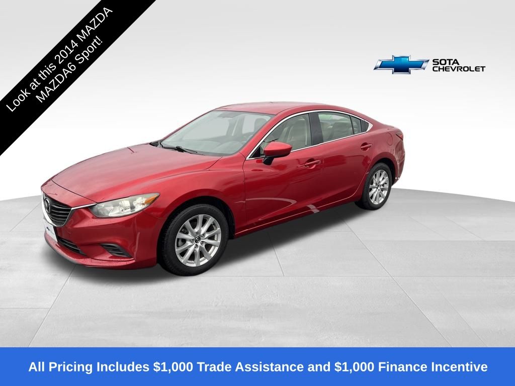 Used 2014 Mazda MAZDA6 i Sport with VIN JM1GJ1U6XE1160095 for sale in Northfield, Minnesota