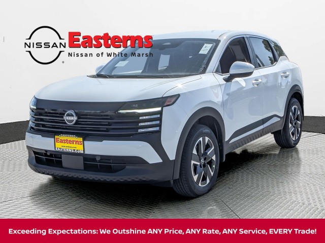 New 2025 Nissan Kicks SV Crossover in White Marsh #N307513