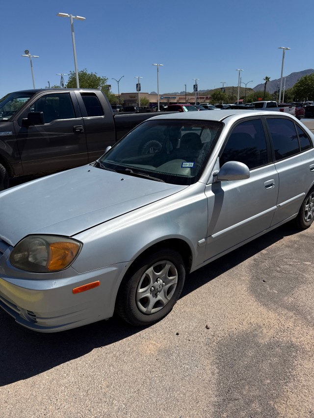Used 2005 Hyundai Accent GLS with VIN KMHCG45C95U634955 for sale in El Paso, TX