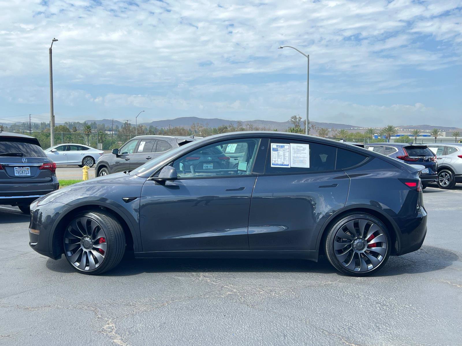Used 2025 Tesla Model Y Performance with VIN 7SAYGDEF6SF221600 for sale in Irvine, CA