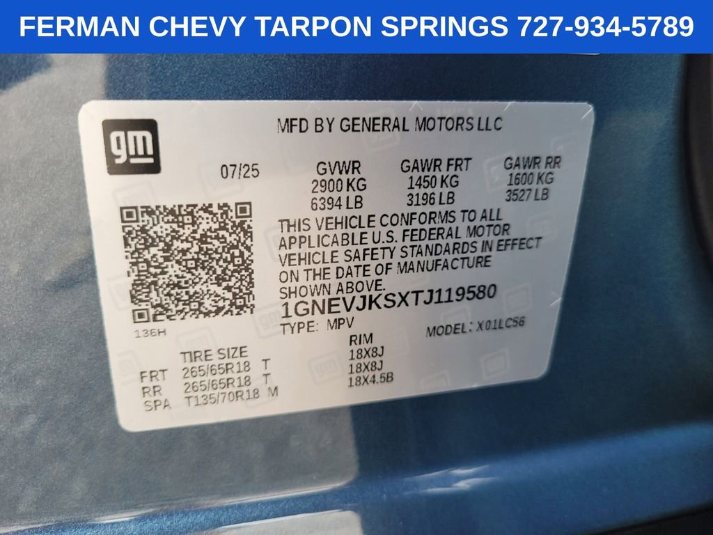 2026 Chevrolet Traverse Z71 photo 14