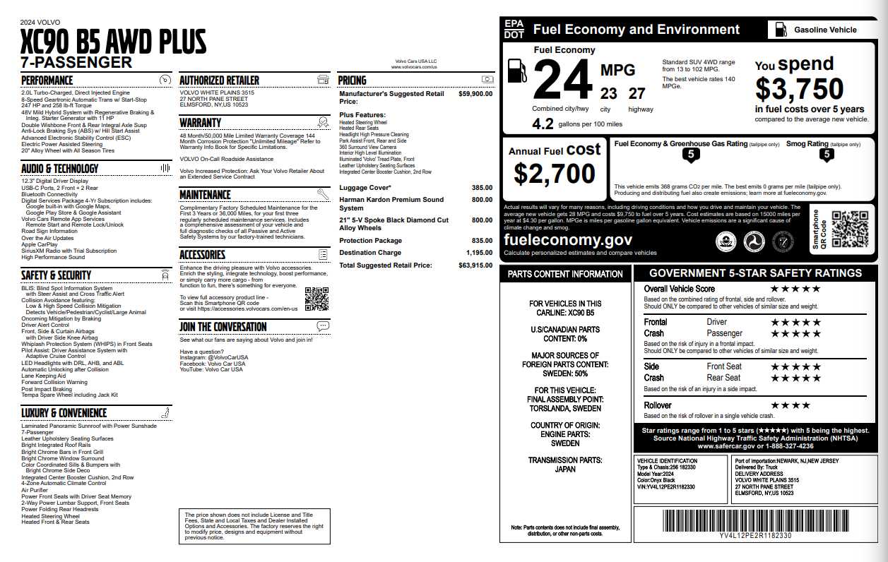 2024 Volvo XC90 Plus's photo