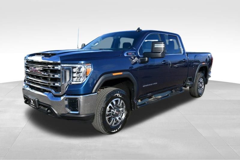 Used 2021 GMC Sierra 2500HD SLE with VIN 1GT19ME71MF270302 for sale in North Branch, Minnesota