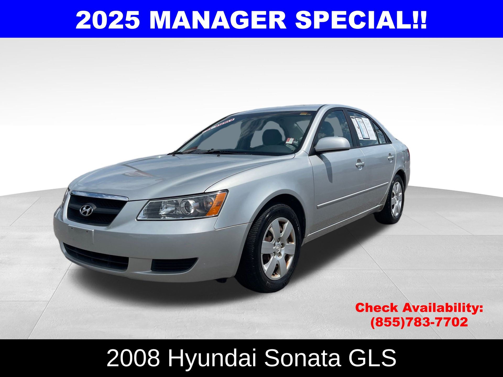 Used 2008 Hyundai Sonata GLS with VIN 5NPET46C38H334804 for sale in Summerville, SC