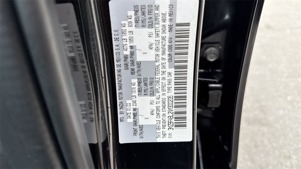 2022 Mazda Mazda3 Select photo 54