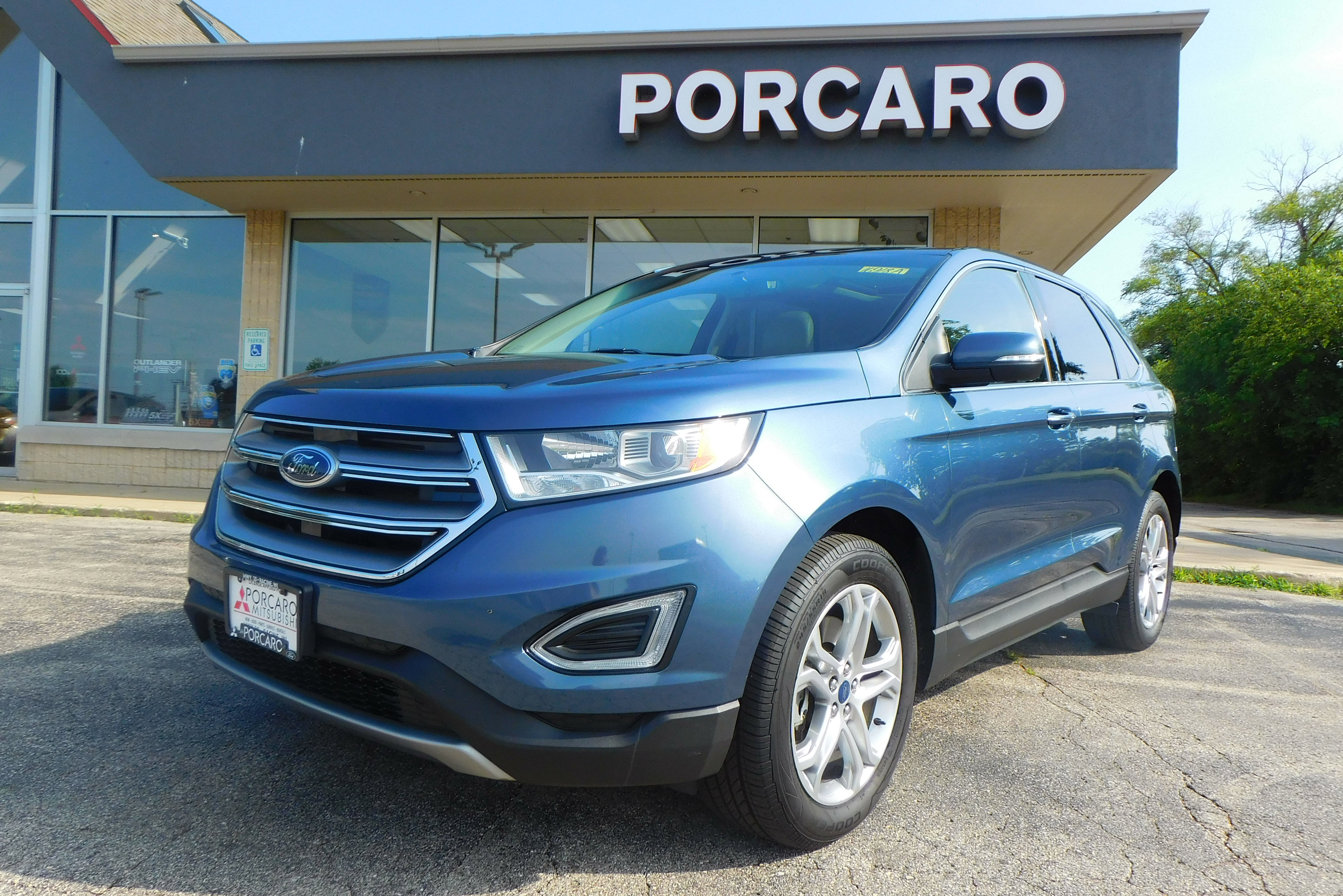 Used 2018 Ford Edge Titanium with VIN 2FMPK4K96JBB36771 for sale in Racine, WI