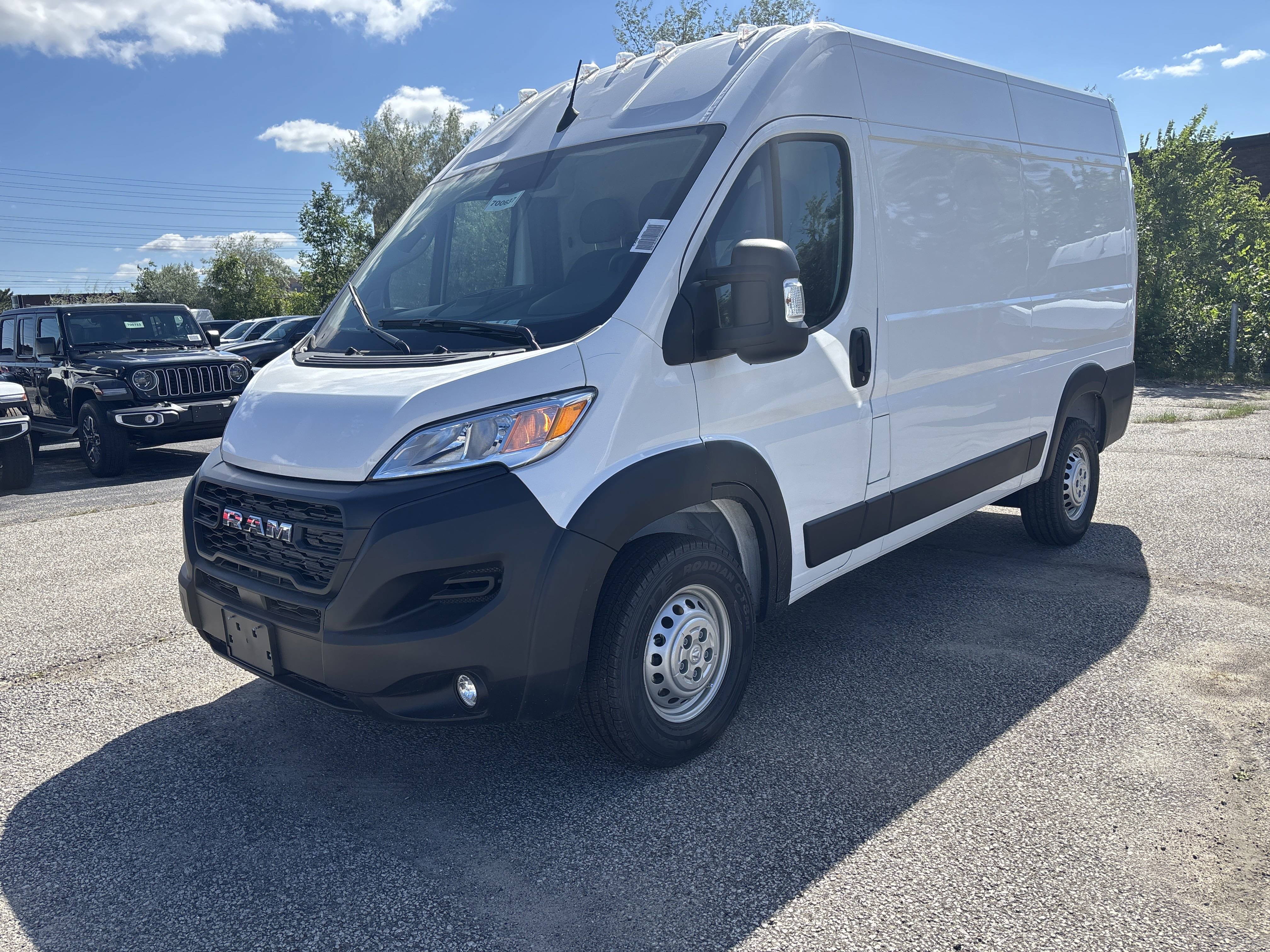 New 2025 Bright White Ram Tradesman image 1