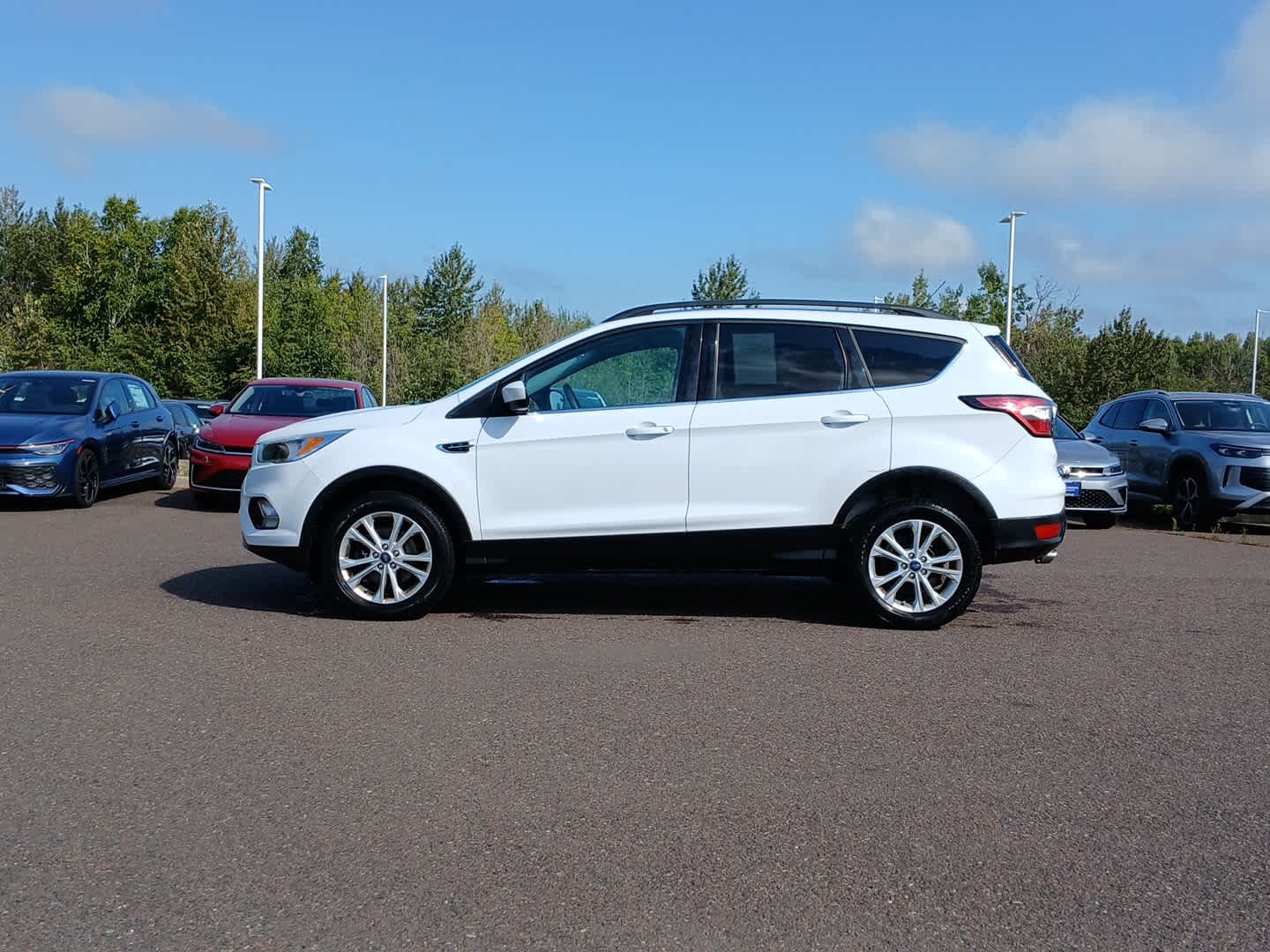 Used 2018 Ford Escape SE with VIN 1FMCU9G90JUC63461 for sale in Hermantown, Minnesota