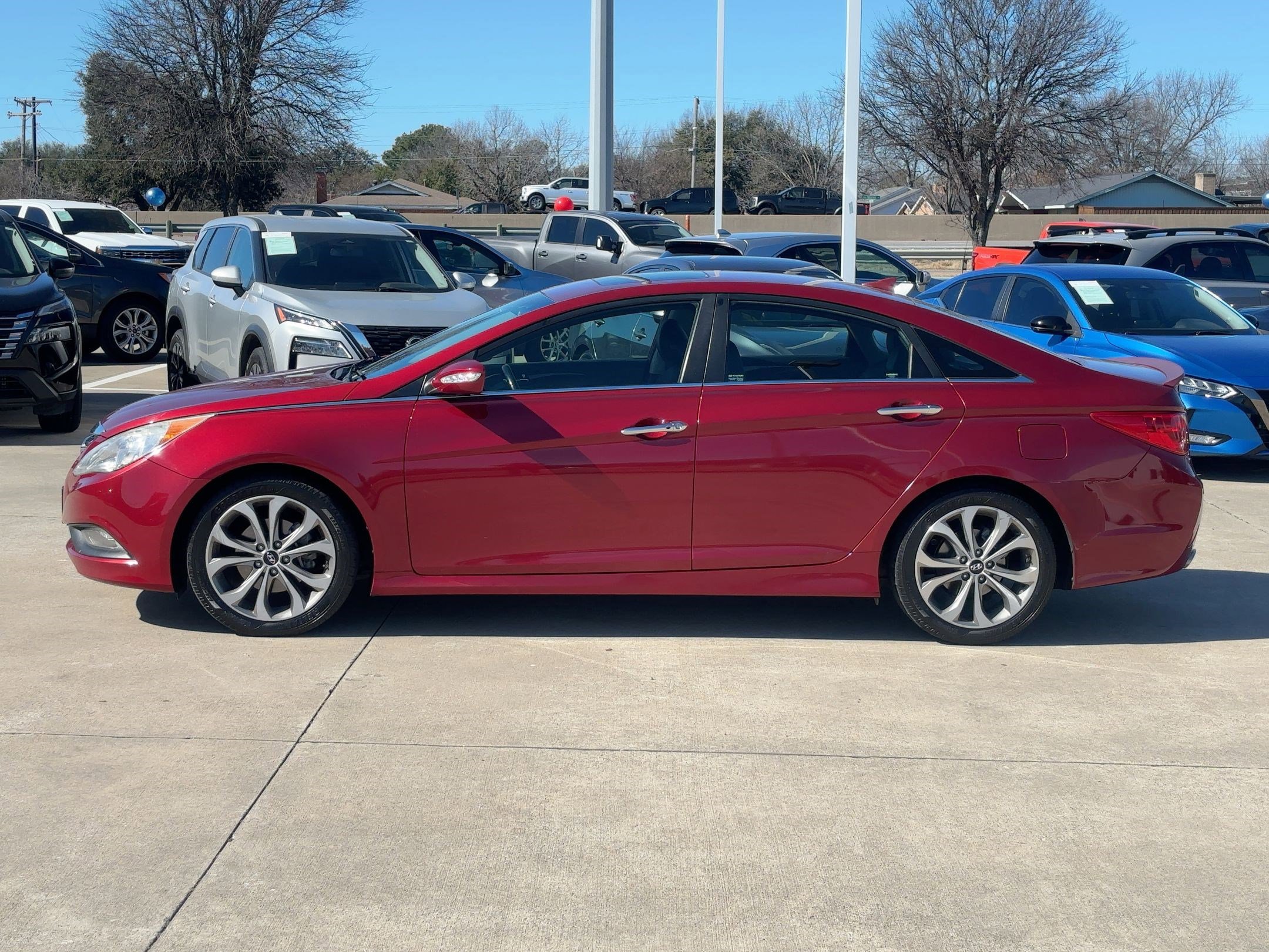 Used 2014 Hyundai Sonata SE with VIN 5NPEC4AC1EH891696 for sale in Greenville, TX