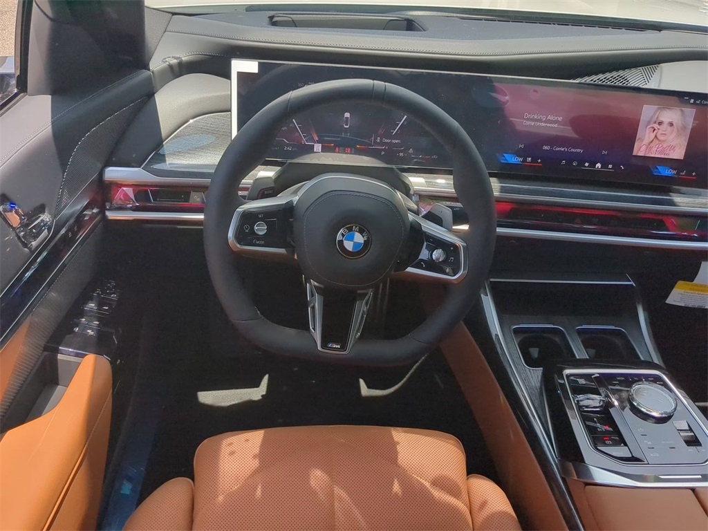 New 2025 White Metallic BMW 740i image 14