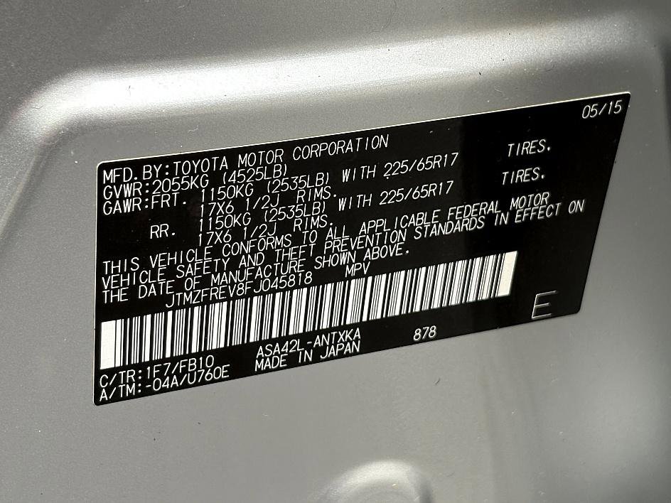2015 Toyota RAV4 LE photo 23