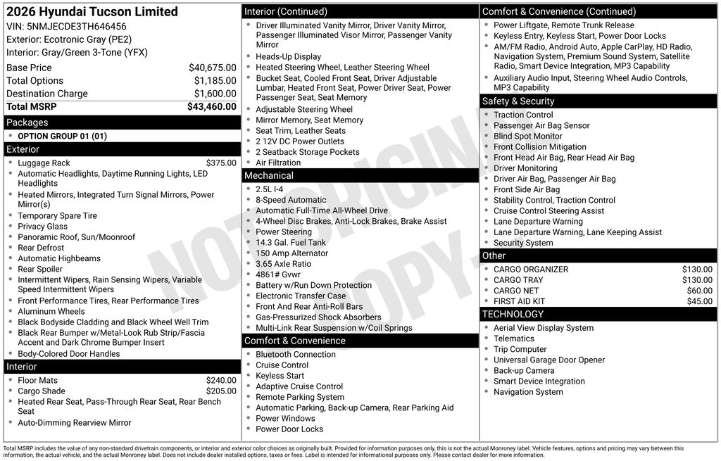 2026 Hyundai Tucson Limited's photo