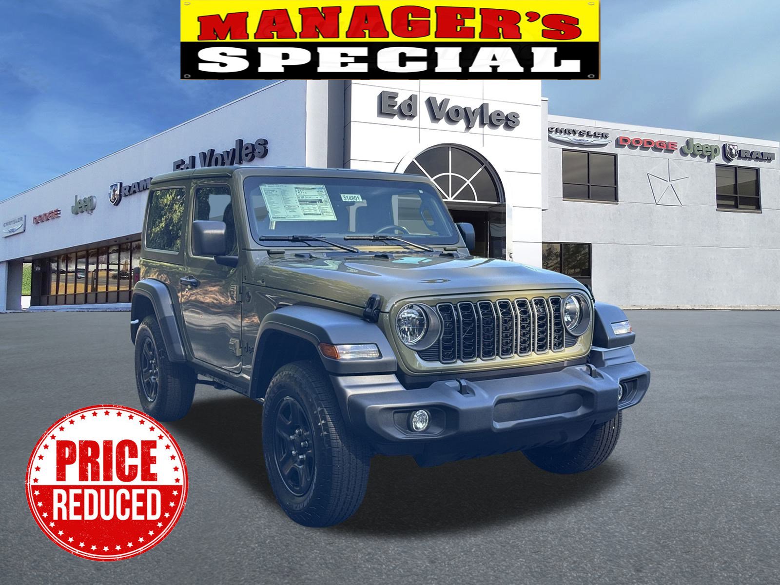 2025 Jeep Wrangler 2-Door Sport