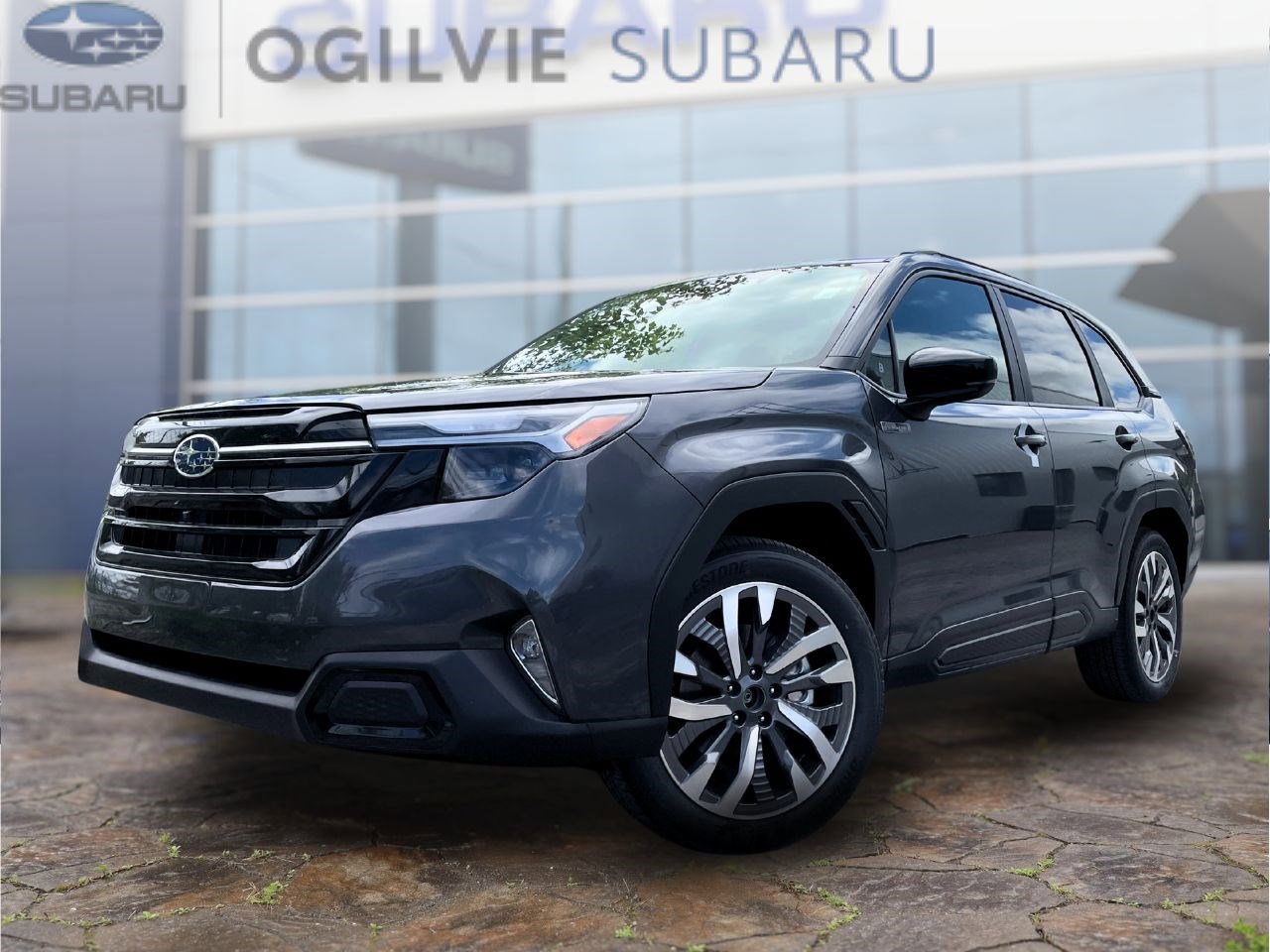 New 2025 Crystal Black Subaru e-BOXER Hybrid Premier image 1