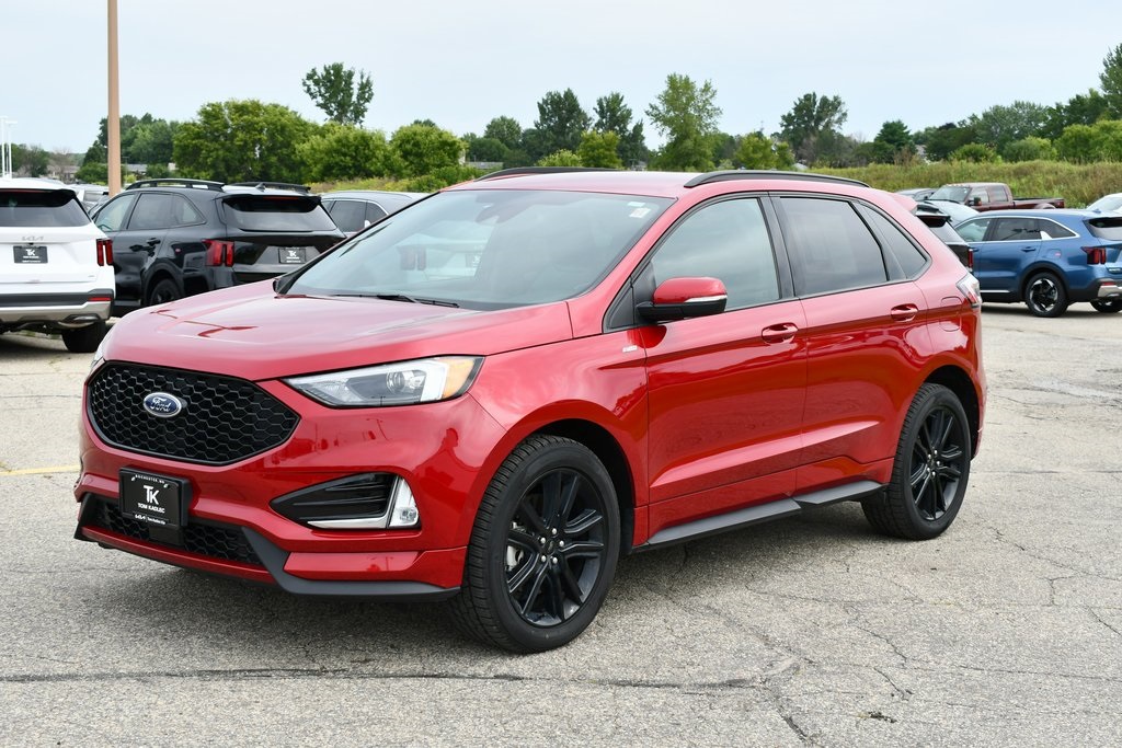 Used 2020 Ford Edge ST-Line with VIN 2FMPK4J95LBB64419 for sale in Rochester, Minnesota
