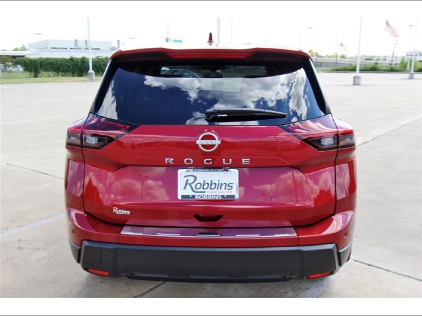 2026 Nissan Rogue SV Red at Robbins Nissan