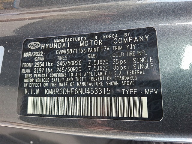 2022 Hyundai Palisade SEL photo 23