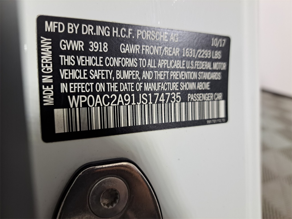 Used 2018 White Porsche GT3 image 28