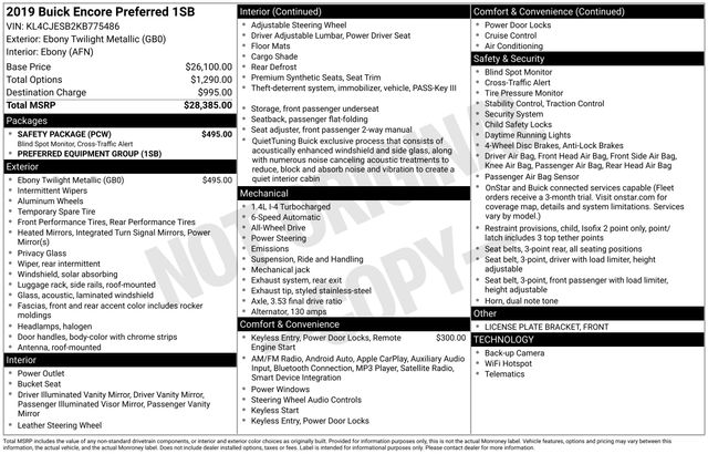 2019 Buick Encore Preferred