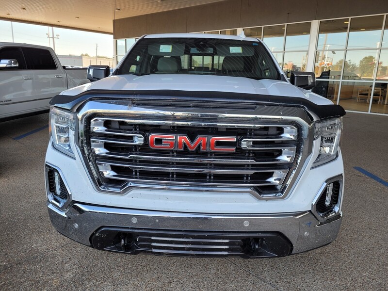 Used 2021 GMC Sierra 1500 SLT with VIN 3GTU9DEL9MG174491 for sale in Little Rock