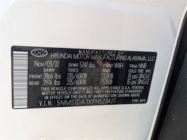 2023 Hyundai Santa Fe SE photo 33