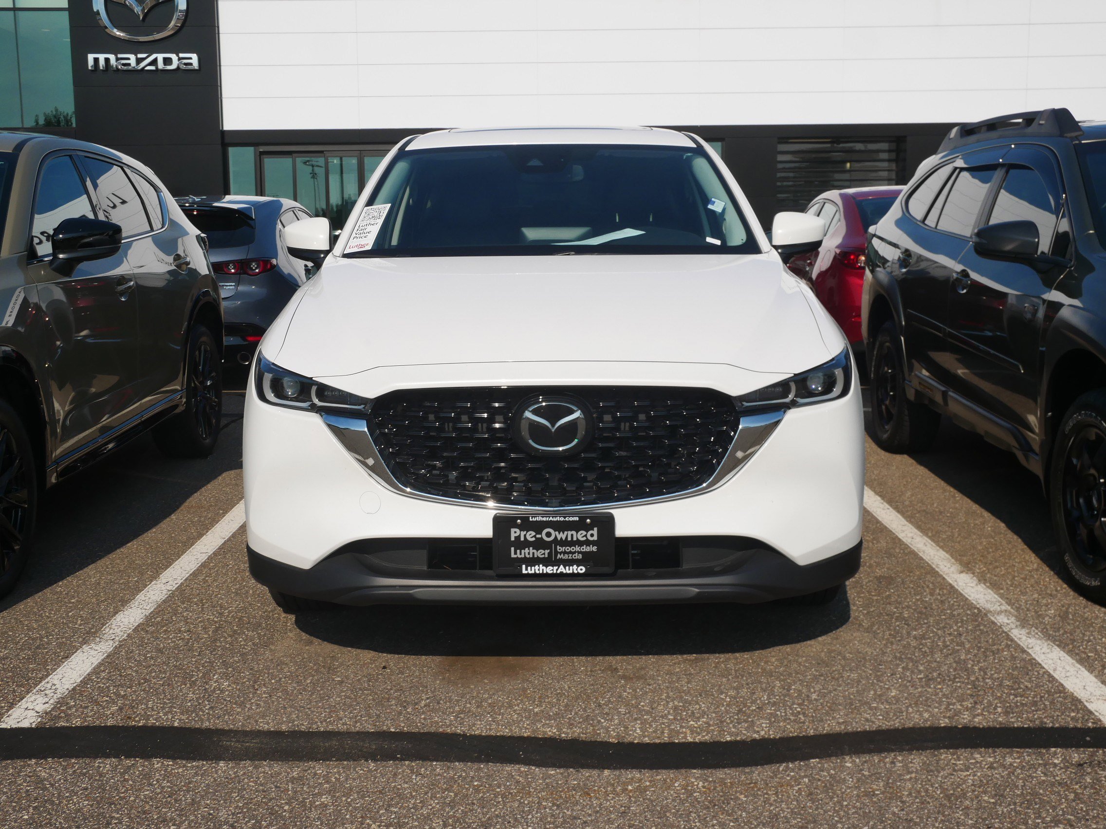 Used 2022 Mazda CX-5 S Preferred package with VIN JM3KFBCMXN0647733 for sale in Brooklyn Center, Minnesota