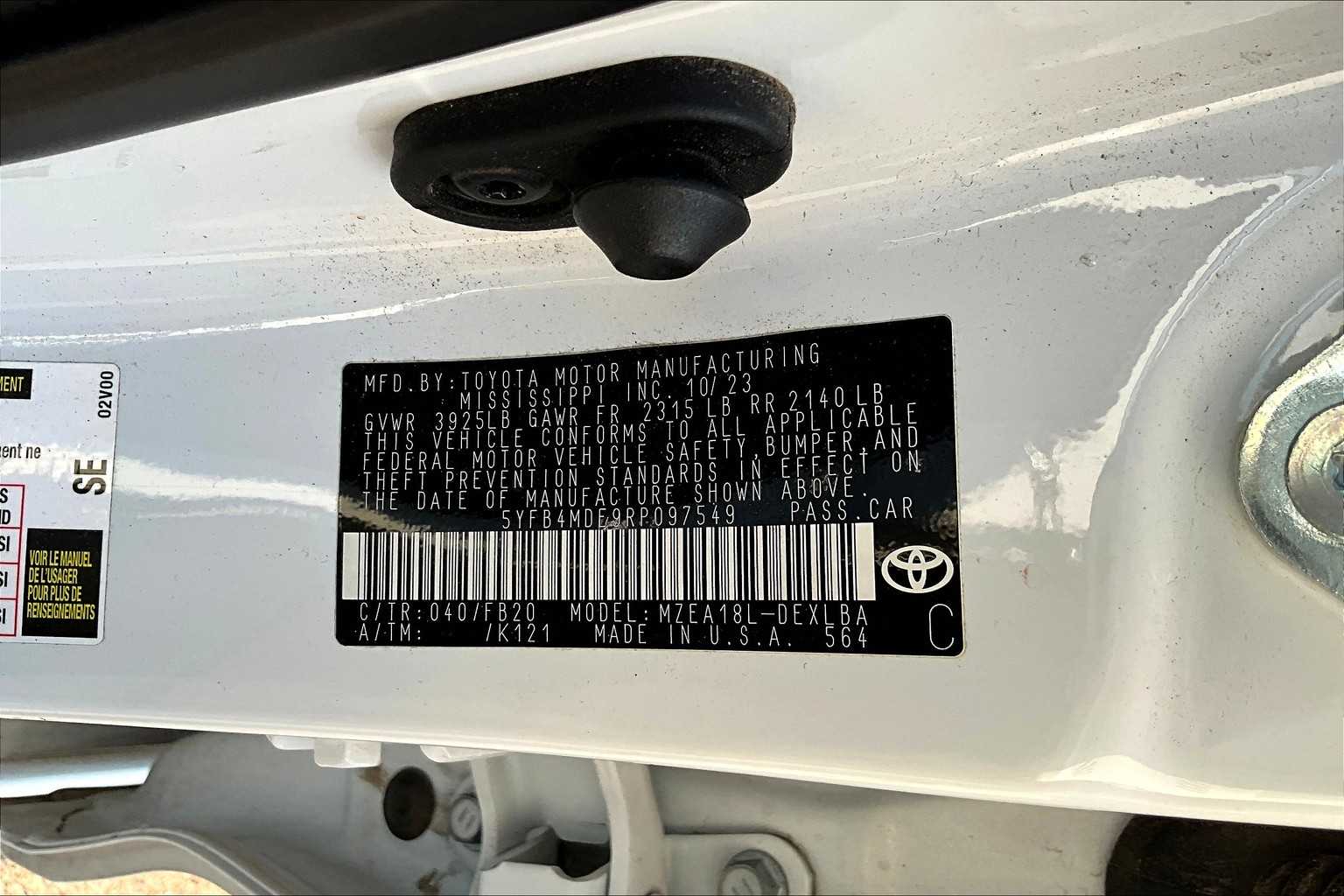 2024 Toyota Corolla LE photo 30