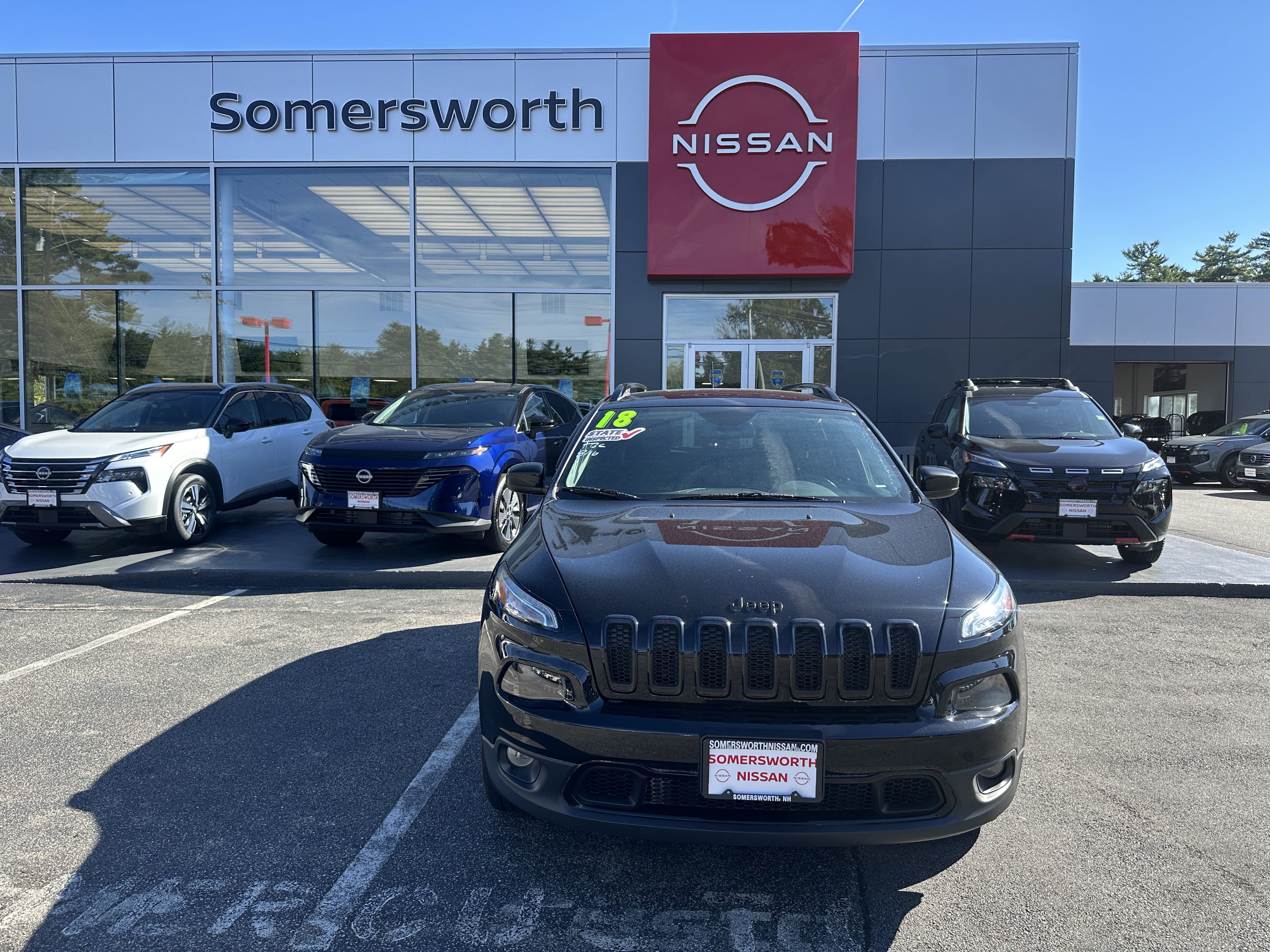 Used 2018 Jeep Cherokee Latitude with VIN 1C4PJMCX0JD543645 for sale in Somersworth, NH