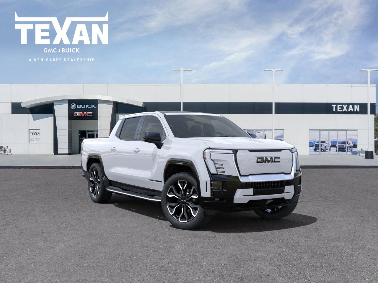 New 2025 Summit White GMC Extended Range Denali image 1