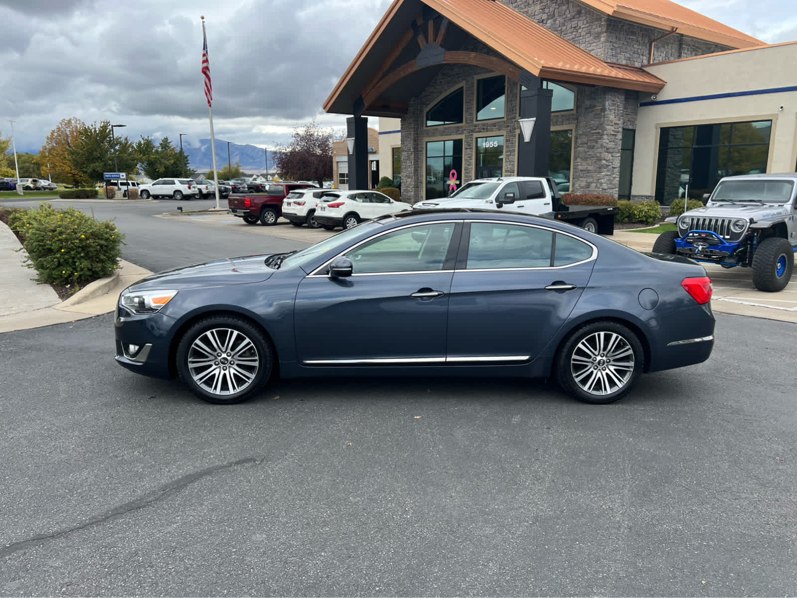 Used 2014 Kia Cadenza Premium with VIN KNALN4D7XE5125415 for sale in Logan, UT