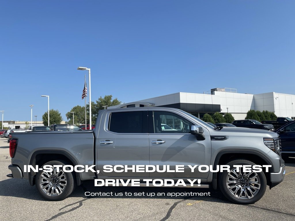 Used 2025 GMC Sierra 1500 Denali Ultimate with VIN 1GTUUHEL5SZ107714 for sale in Rochester, Minnesota