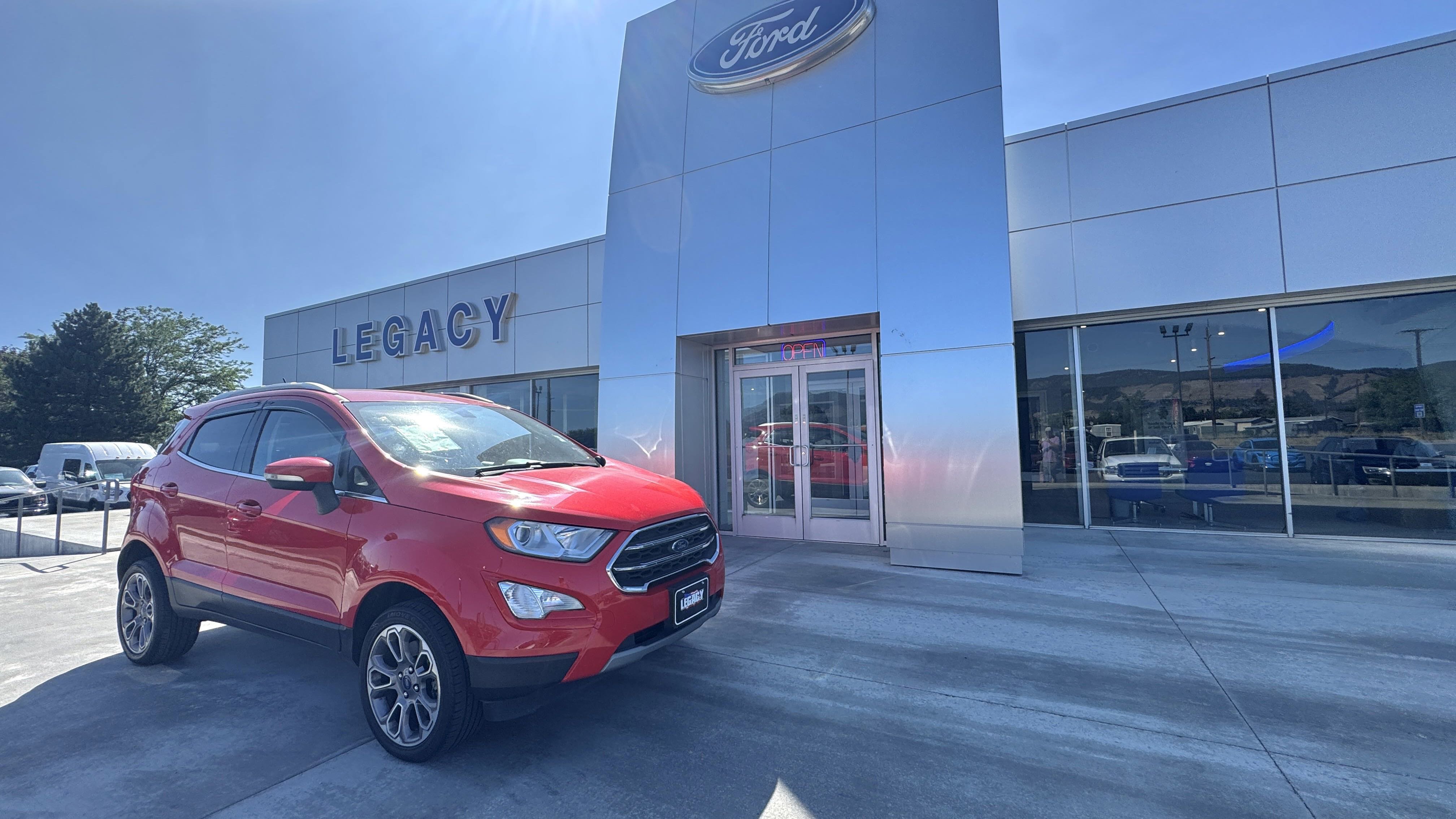 Used 2020 Ford Ecosport Titanium with VIN MAJ6S3KLXLC353187 for sale in La Grande, OR