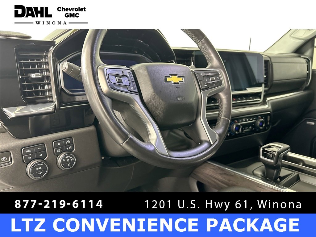 Used 2023 Chevrolet Silverado 1500 LTZ with VIN 3GCUDGE8XPG155402 for sale in Winona, Minnesota