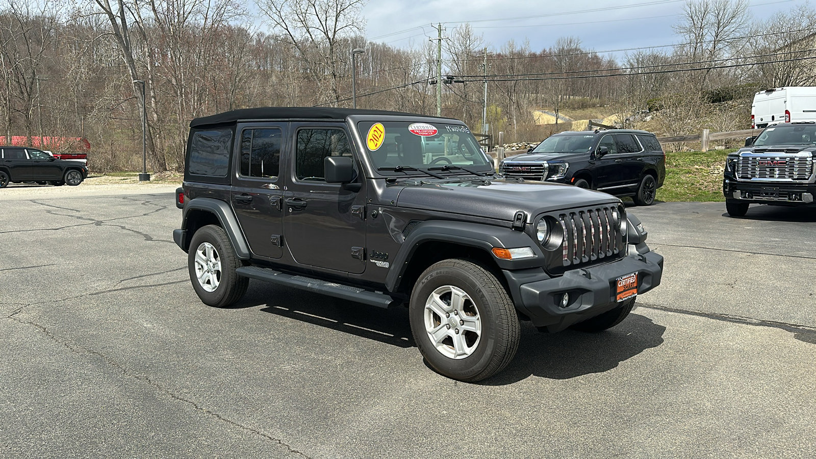 PreOwned 2021 JEEP WRANGLER UNLIMITED SPORT S 4×4 in Carmel MW0401S