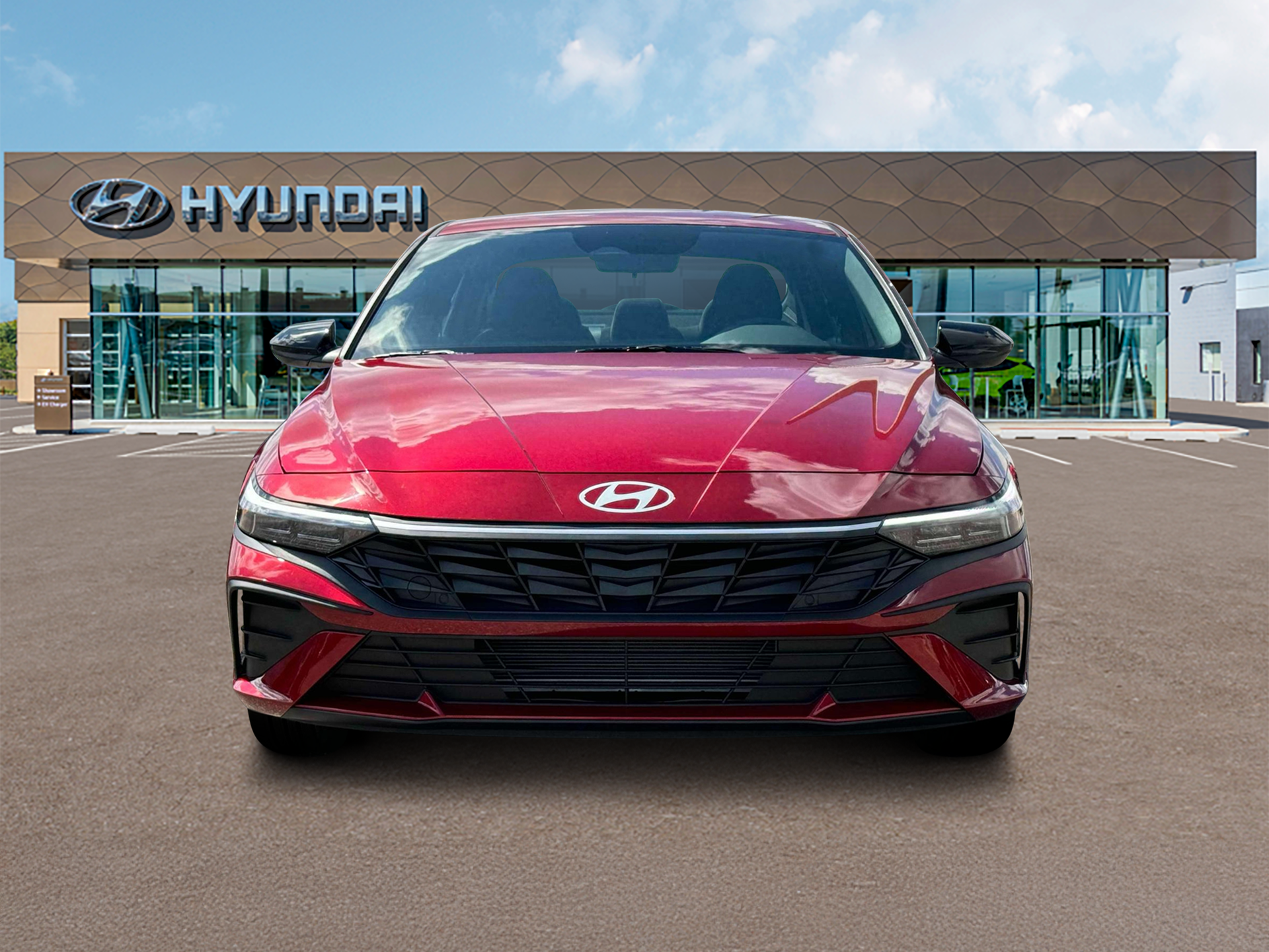New 2025 Red Hyundai SEL Sport image 12