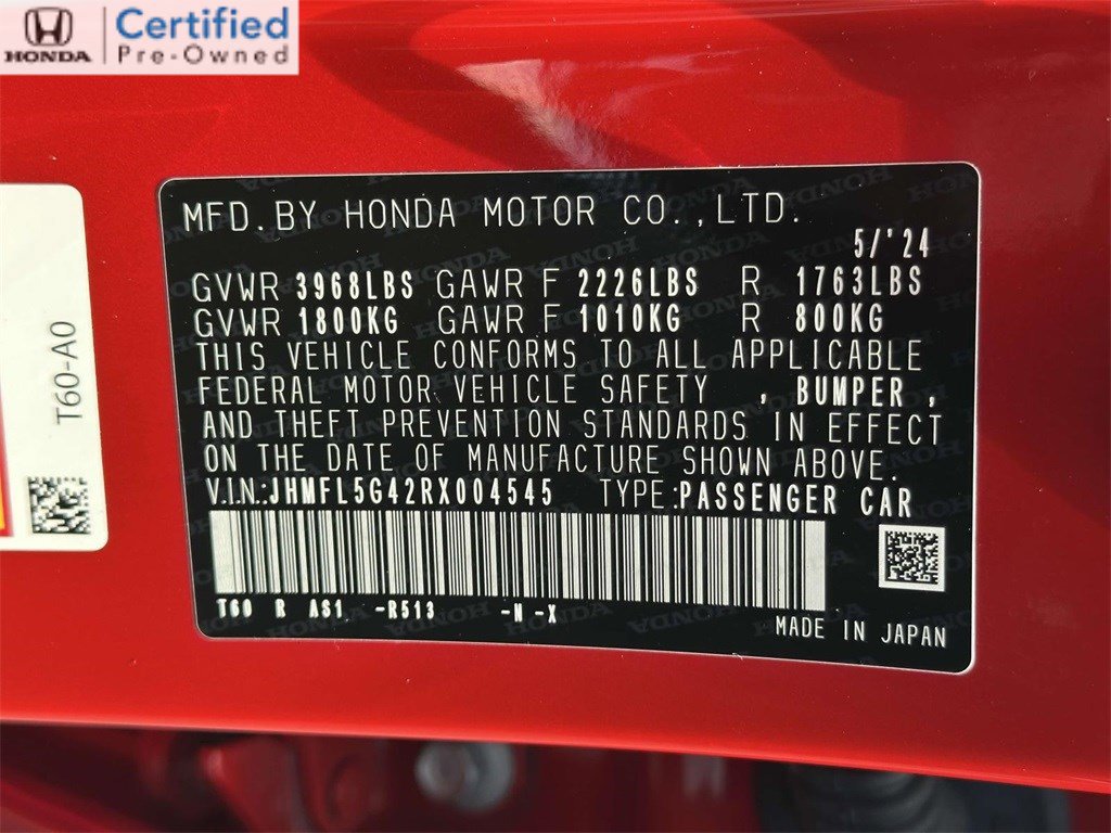 2024 Honda Civic Type R photo 43