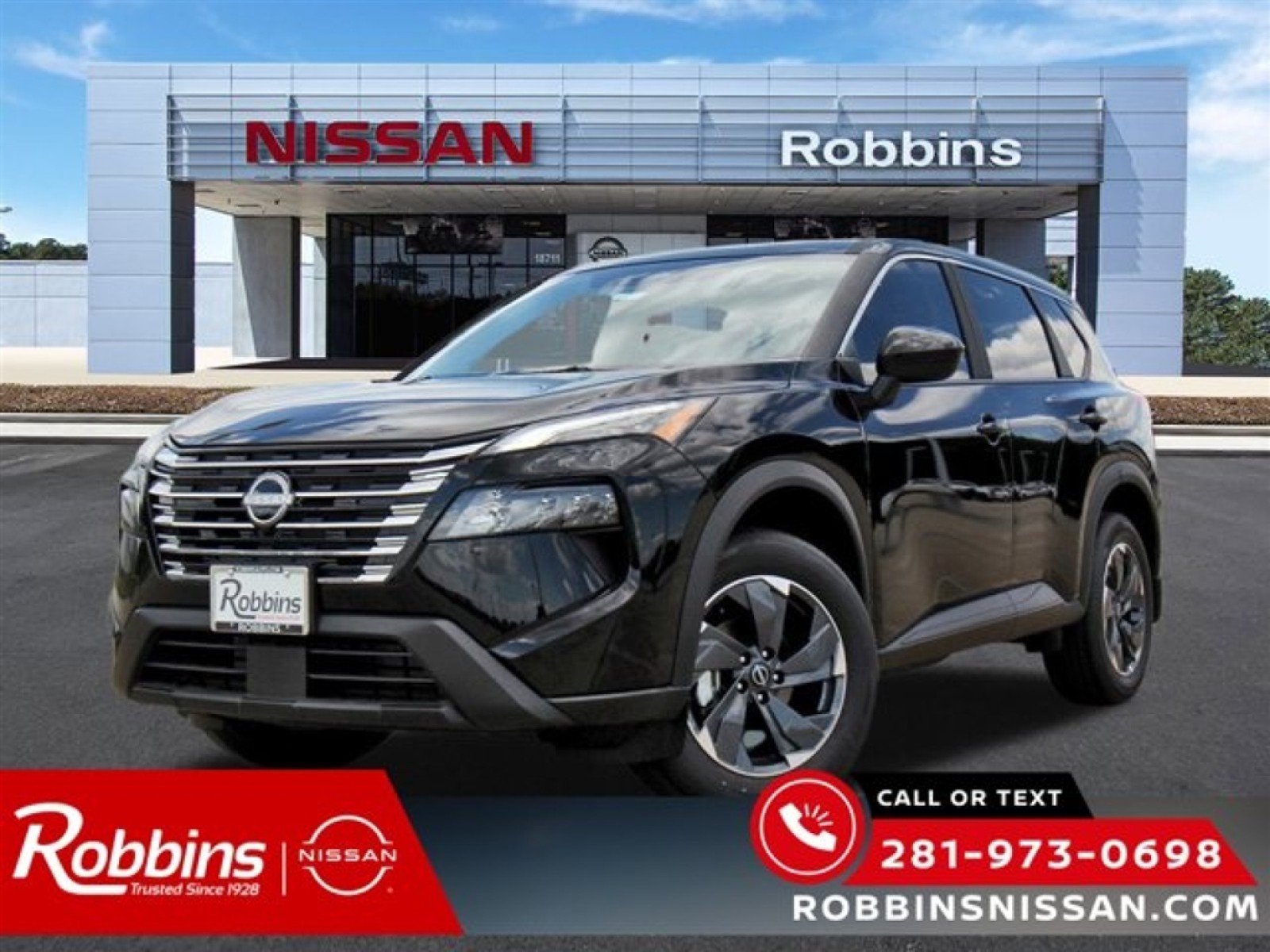2026 Nissan Rogue SV Black at Robbins Nissan