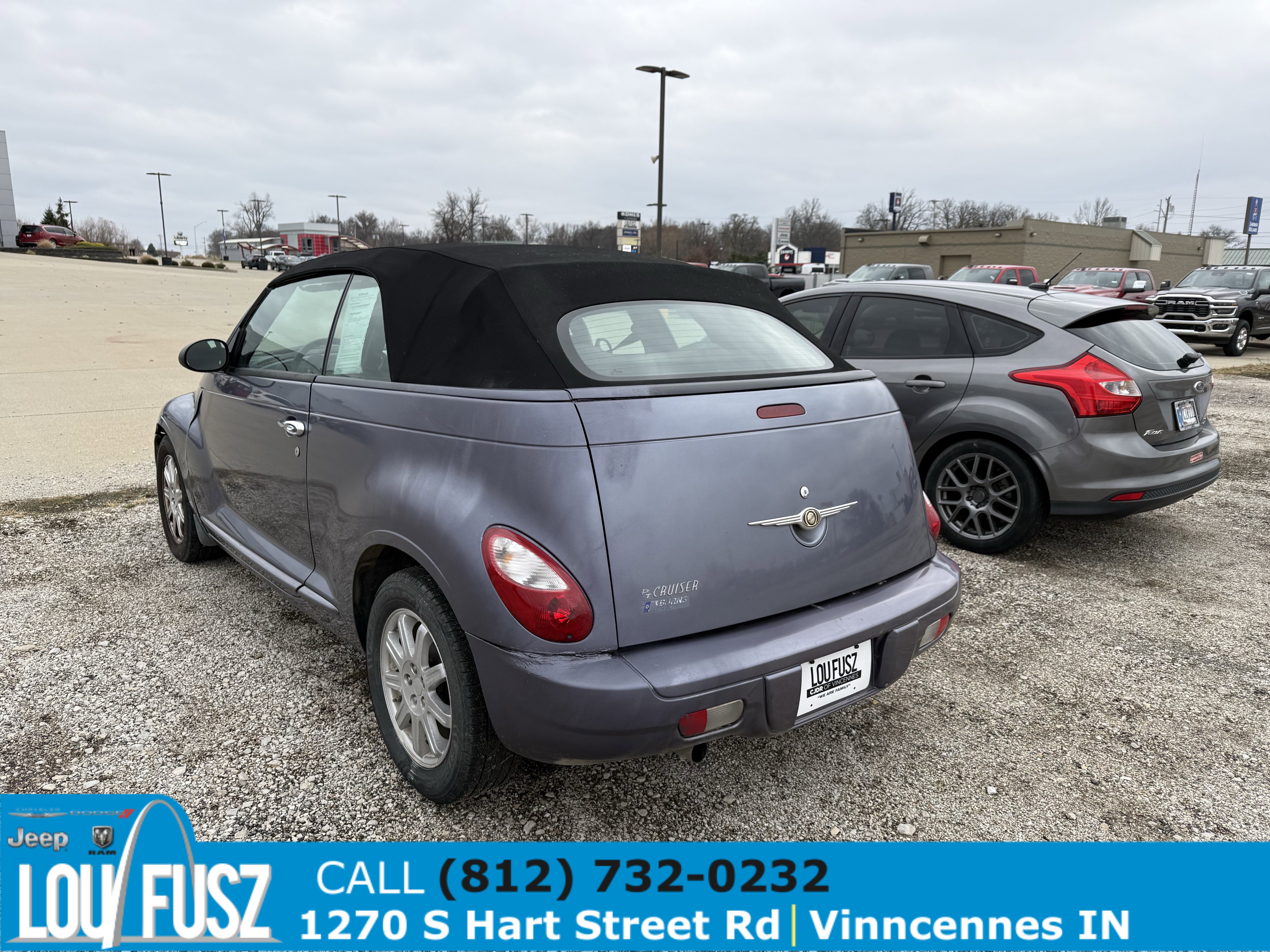 Used 2007 Chrysler PT Cruiser Base with VIN 3C3JY45X17T552991 for sale in Vincennes, IN