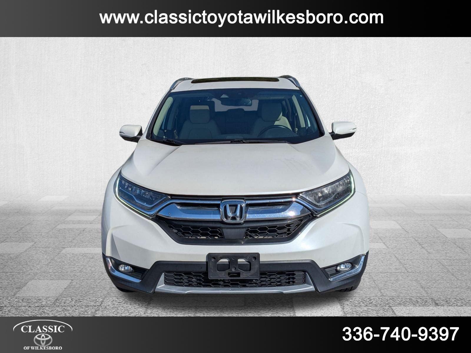 Used 2018 Honda CR-V Touring with VIN 2HKRW2H99JH663897 for sale in North Wilkesboro, NC